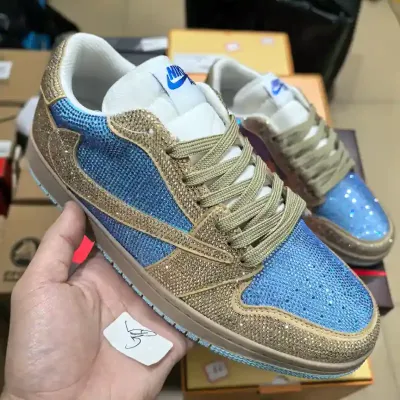 AIR JORDAN 1 PEANUT-BLUE